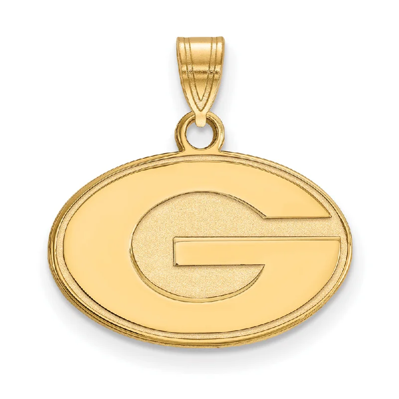 Luxury Handcrafted Jewelry For Elegant Looks 10k Yellow Gold U. of Georgia Small 'G' Pendant
