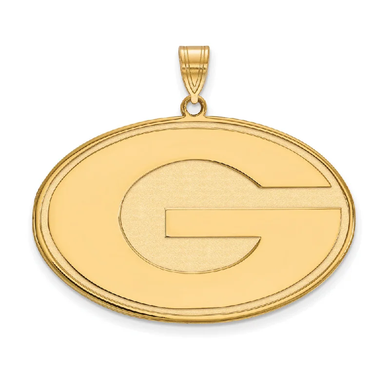 Get Your Favorite Jewelry At The Best Price 10k Yellow Gold U. of Georgia XL 'G' Pendant