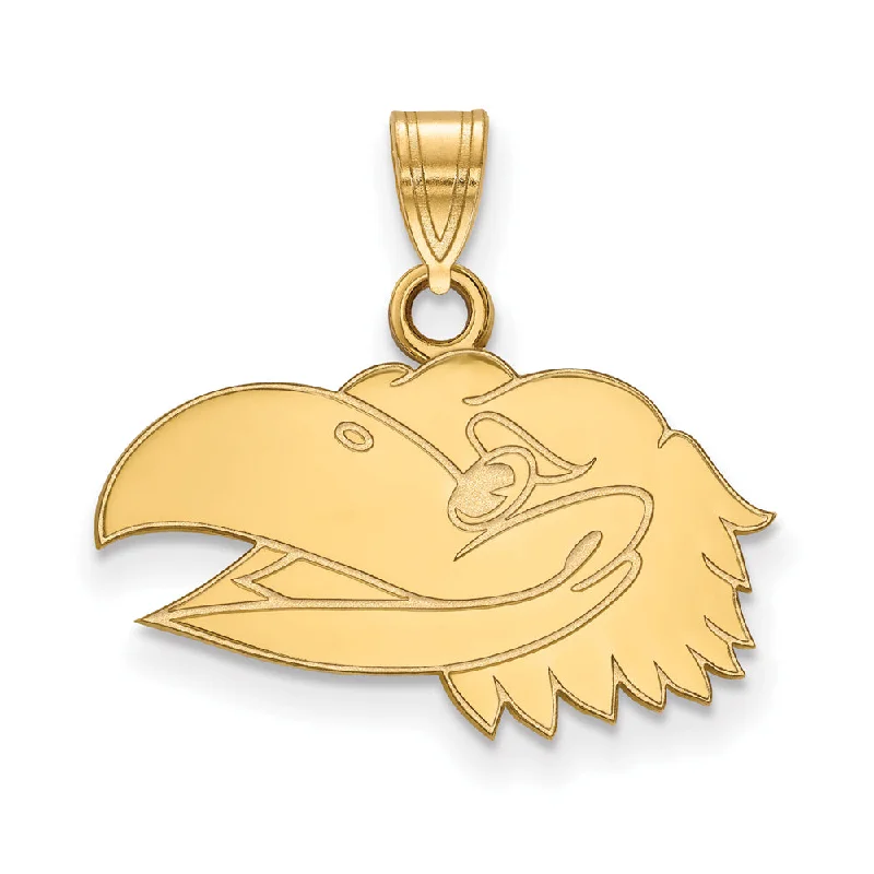 Once-A-Year Jewelry Deals – Shop Before They’Re Gone 10k Yellow Gold U. of Kansas Small Left Profile Mascot Pendant