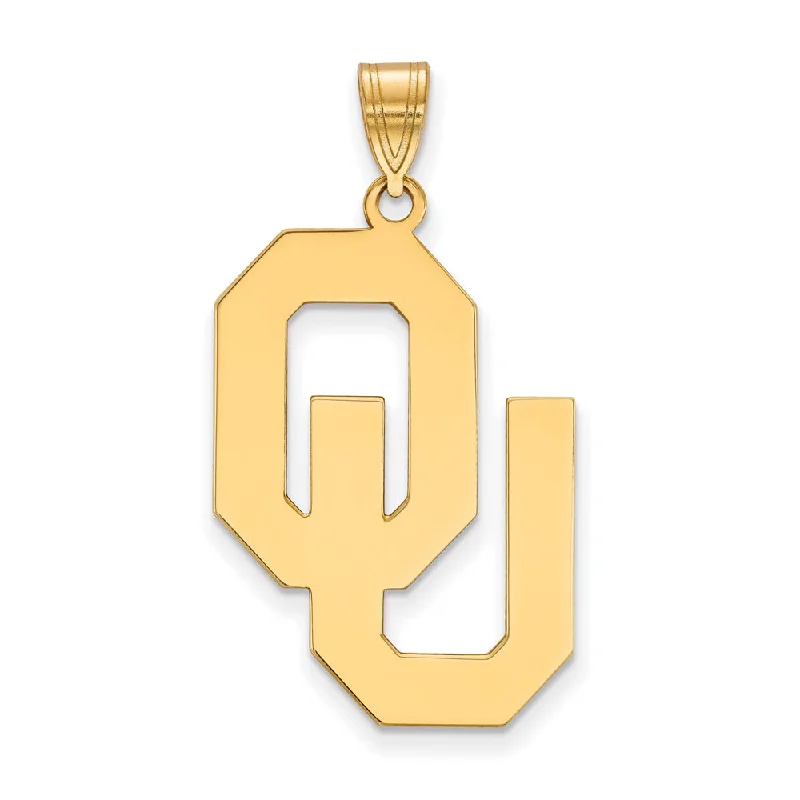 Jewelry Clearance Event – Stock Up Before It's Over 10k Yellow Gold U. of Oklahoma XL Pendant
