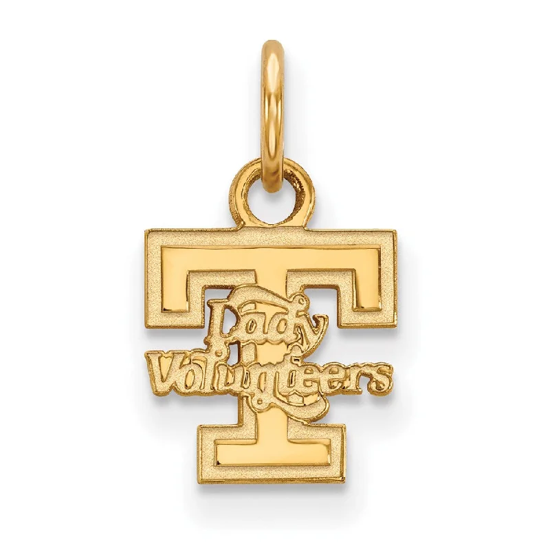 Grab Stylish Jewelry Before The Sale Ends 10k Yellow Gold U. of Tennessee XS (Tiny) 'T' Logo Charm or Pendant