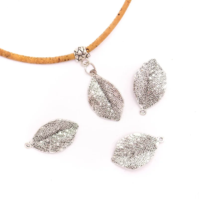 Dazzle With Discounts – Shop Jewelry On Sale 10Pcs Antique sliver leaf pendant Silver Charms, DIY Bracelets Necklace Bangle, Leaf Charms Pendant, Charms For Jewelry MakingD-3-446