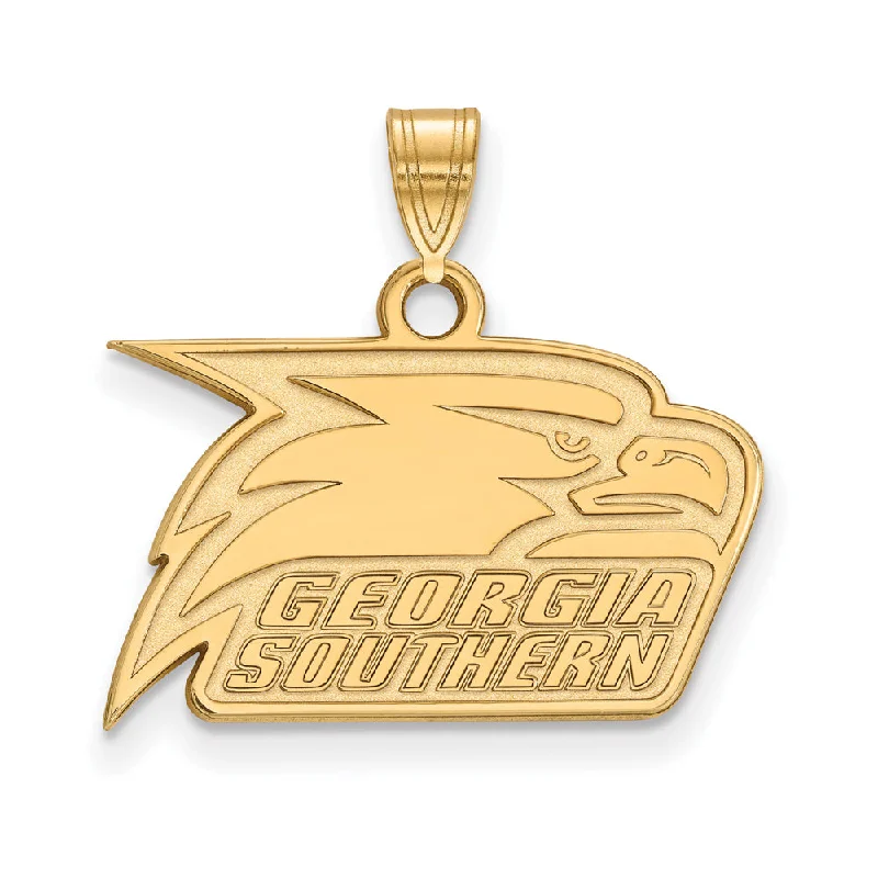 Jewelry Clearance Sale – Final Reductions 14k Gold Plated Silver Georgia Southern U Small Mascot Logo Pendant Jewelry Clearance Sale – Final Reductions 14k Gold Plated Silver Georgia Southern U Small Mascot Logo Pendant