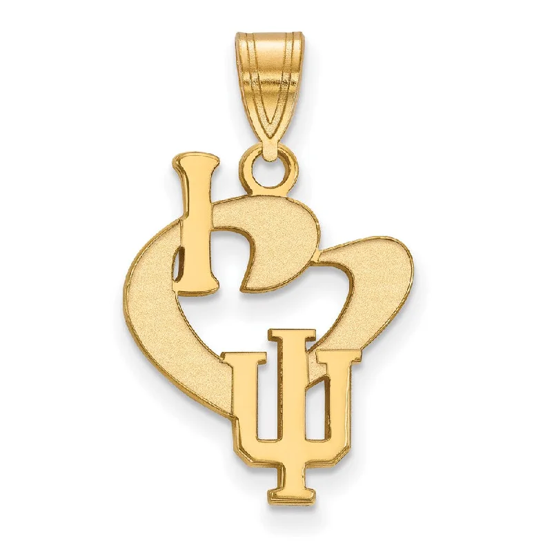 Luxury Jewelry Clearance – Shop Premium Styles Now 14k Gold Plated Silver Indiana U Large I Love Logo Pendant Luxury Jewelry Clearance – Shop Premium Styles Now 14k Gold Plated Silver Indiana U Large I Love Logo Pendant
