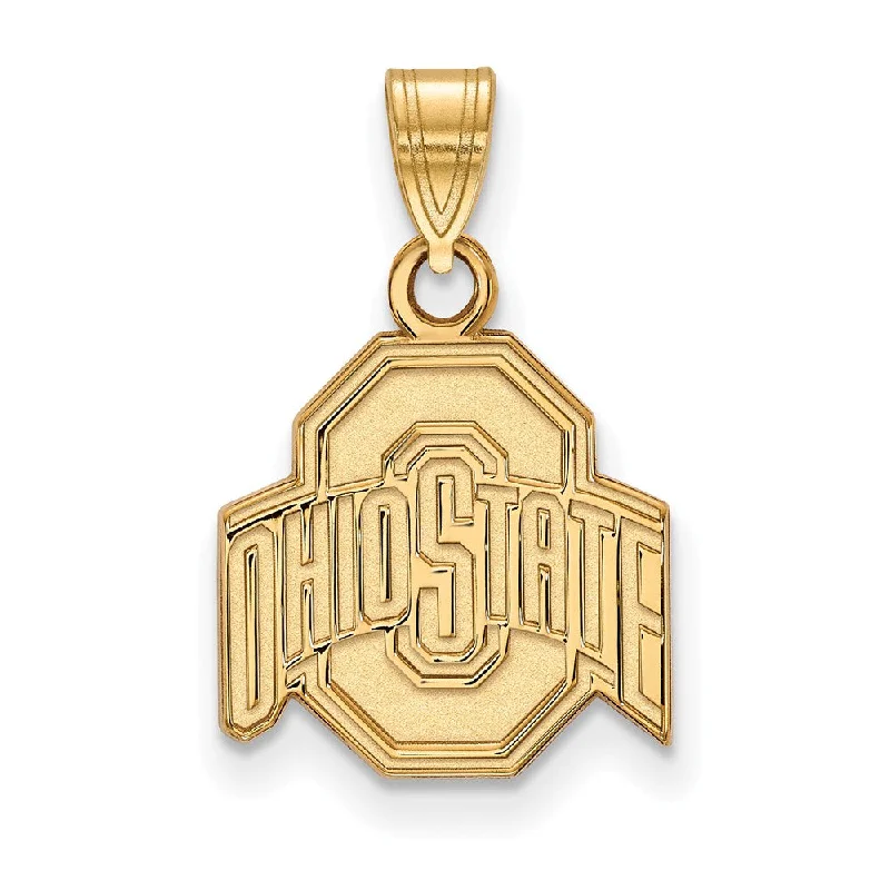 Sparkle On A Budget – Fine Jewelry For Less 14k Gold Plated Silver Ohio State Small Logo Pendant Sparkle On A Budget – Fine Jewelry For Less 14k Gold Plated Silver Ohio State Small Logo Pendant