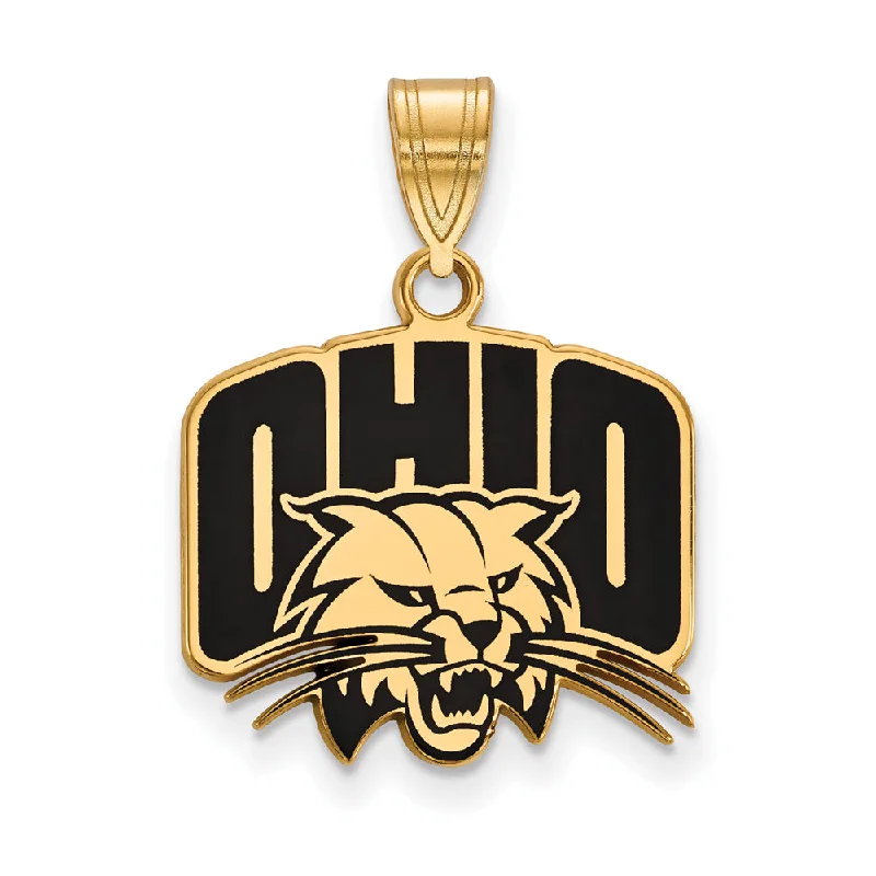 Shop Handcrafted Jewelry At Special Promotional Rates 14k Gold Plated Silver Ohio U. Medium Enamel Pendant Shop Handcrafted Jewelry At Special Promotional Rates 14k Gold Plated Silver Ohio U. Medium Enamel Pendant