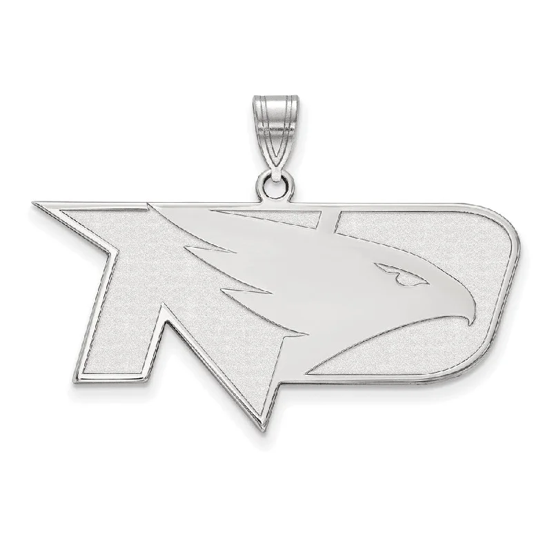 Best Jewelry Deals – Shop Premium Pieces At Great Prices 14k White Gold North Dakota Large Square Logo Pendant
