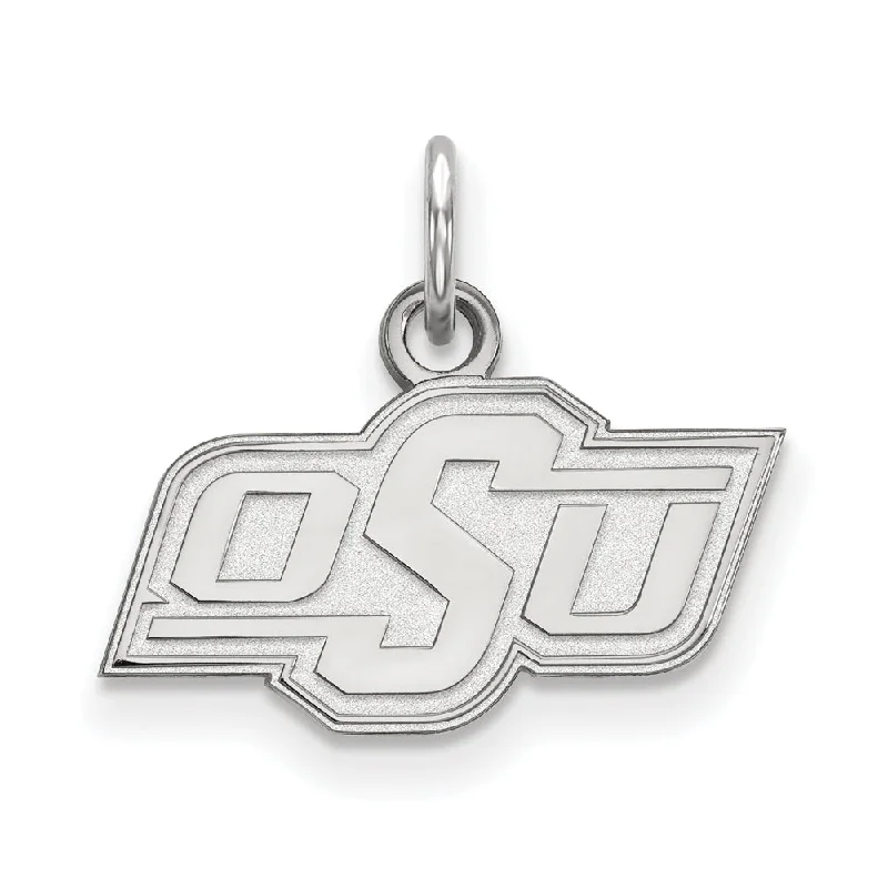 Unique Jewelry Designs Now At Discounted Rates 14k White Gold Oklahoma State XS (Tiny) 'OSU' Charm or Pendant Unique Jewelry Designs Now At Discounted Rates 14k White Gold Oklahoma State XS (Tiny) 'OSU' Charm or Pendant