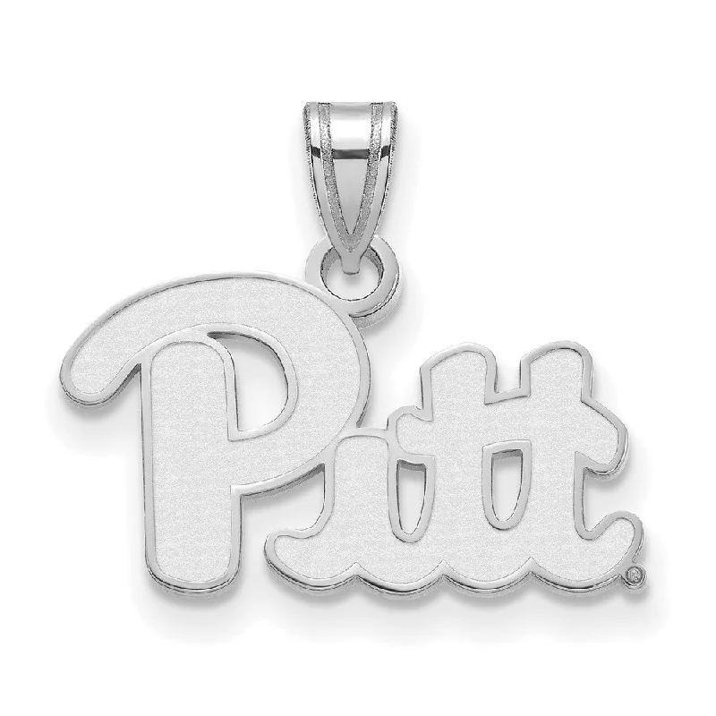 Elevate Your Jewelry Collection With Limited-Time Savings 14k White Gold U. of Pittsburgh Small 'Pitt' Pendant Elevate Your Jewelry Collection With Limited-Time Savings 14k White Gold U. of Pittsburgh Small 'Pitt' Pendant