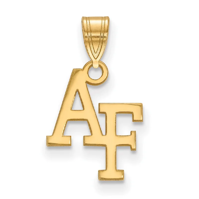 Unmissable Jewelry Clearance – Final Reductions 14k Yellow Gold Air force Academy Small 'AF' Pendant