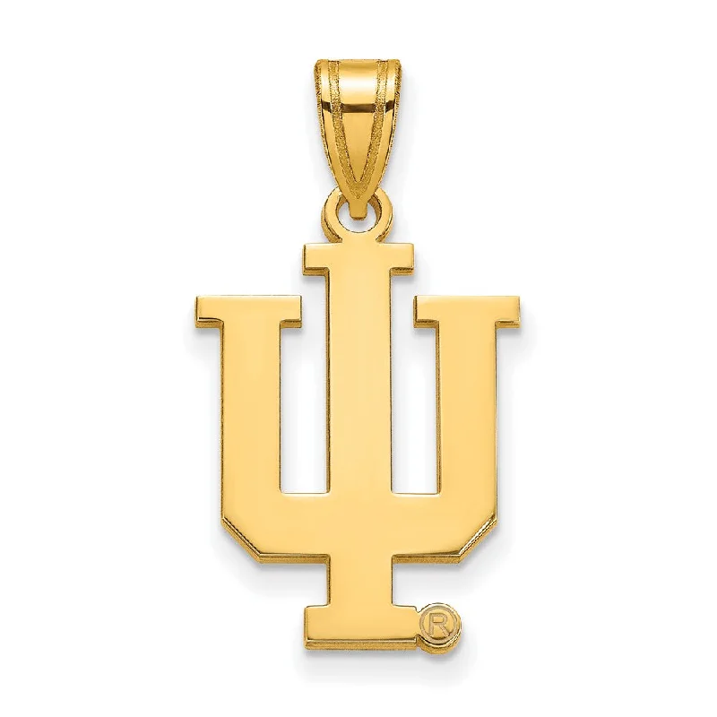 Last Chance To Shop High-End Jewelry At Markdown Prices 14k Yellow Gold Indiana U Large 'IU' Pendant Last Chance To Shop High-End Jewelry At Markdown Prices 14k Yellow Gold Indiana U Large 'IU' Pendant