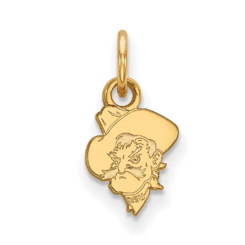 Huge Savings On Premium Jewelry Styles 14k Yellow Gold Oklahoma State XS (Tiny) Charm or Pendant Huge Savings On Premium Jewelry Styles 14k Yellow Gold Oklahoma State XS (Tiny) Charm or Pendant