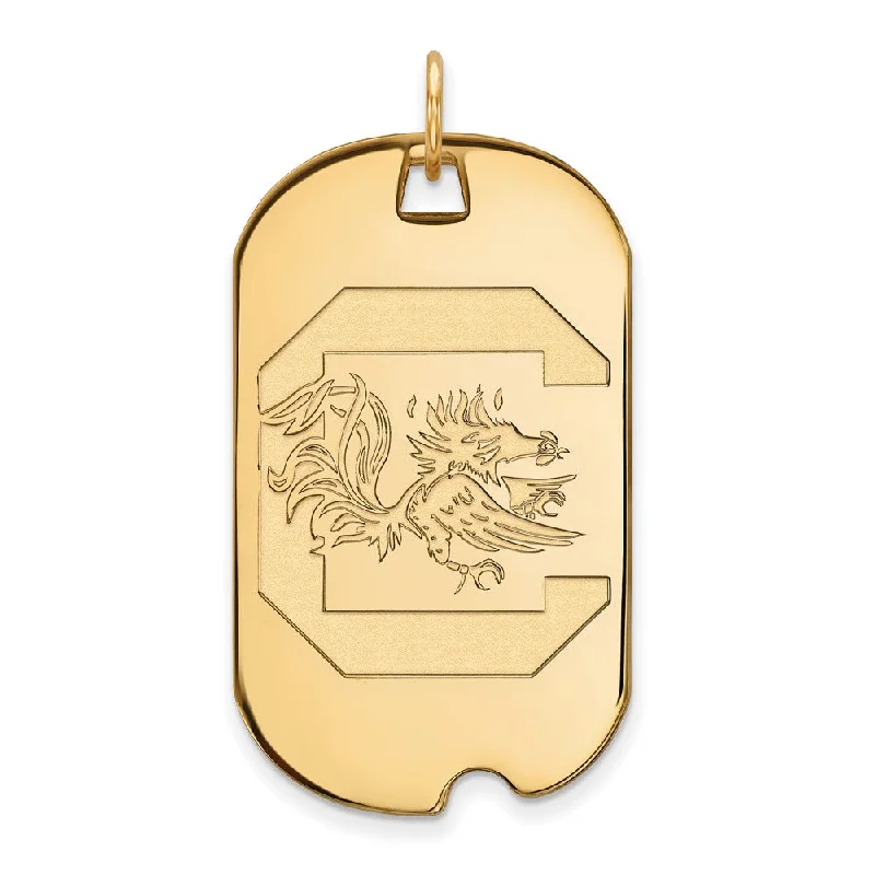 Don't Miss Out On Bestselling Jewelry At Special Prices 14k Yellow Gold South Carolina Large Dog Tag Pendant Don't Miss Out On Bestselling Jewelry At Special Prices 14k Yellow Gold South Carolina Large Dog Tag Pendant