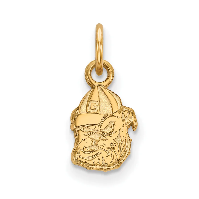 Celebrate Every Occasion With Sparkling Savings 14k Yellow Gold U. of Georgia XS (Tiny) Mascot Charm or Pendant
