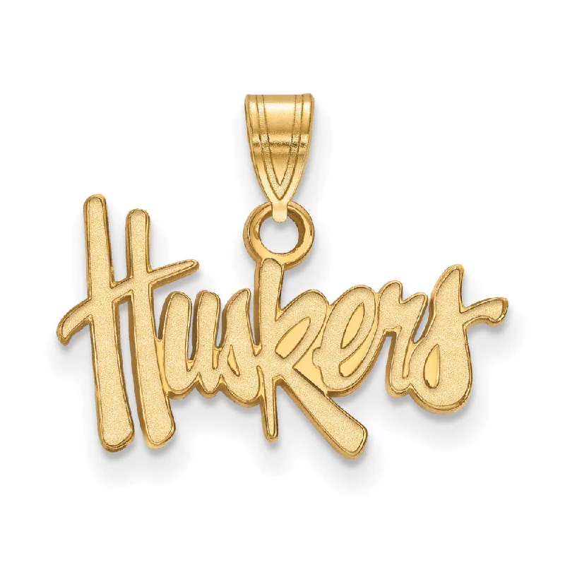 Shop Handcrafted Jewelry At Special Promotional Rates 14k Yellow Gold U. of Nebraska Small 'Huskers' Pendant Shop Handcrafted Jewelry At Special Promotional Rates 14k Yellow Gold U. of Nebraska Small 'Huskers' Pendant