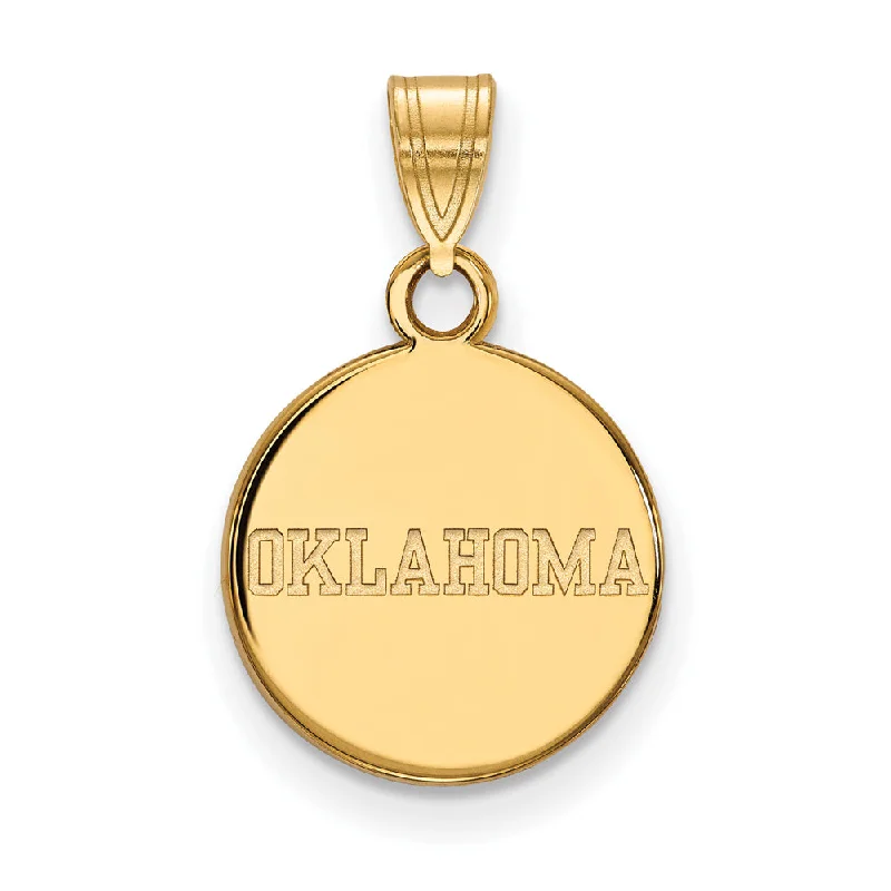 Luxury Meets Affordability – Jewelry Sale Live Now 14k Yellow Gold U. of Oklahoma Small Disc Pendant Luxury Meets Affordability – Jewelry Sale Live Now 14k Yellow Gold U. of Oklahoma Small Disc Pendant