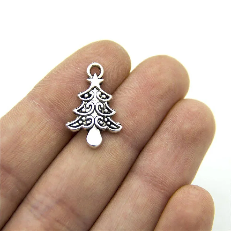 Fashion-Forward Jewelry At Exclusive Discounts 20 units antique sliver Christmas tree finding jewelry finding suppliers D-3-248 Fashion-Forward Jewelry At Exclusive Discounts 20 units antique sliver Christmas tree finding jewelry finding suppliers D-3-248
