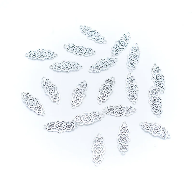 Exclusive Jewelry Offers – Sparkle For Less 20 units Pendant antique silver pendant Jewelry Findings & Components D-3-511