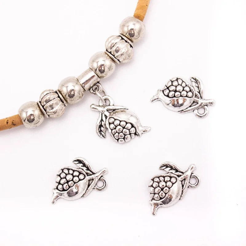 Exclusive Jewelry Sale – Shine For Less 30 units 19x11mm  Pendant antique silver flower Necklace  jewelry pendant Jewelry Findings  D-3-470