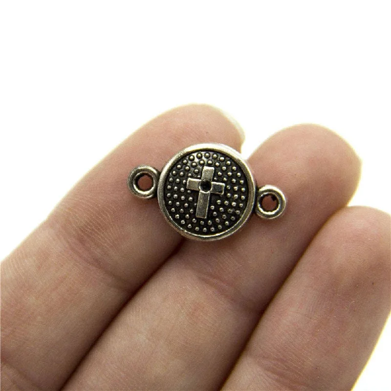 Affordable Glamour – Premium Jewelry For Less 30 units Pendant antique sliver round cross connector charms Pendants Jewelry Findings & Components D-3-338 Affordable Glamour – Premium Jewelry For Less 30 units Pendant antique sliver round cross connector charms Pendants Jewelry Findings & Components D-3-338