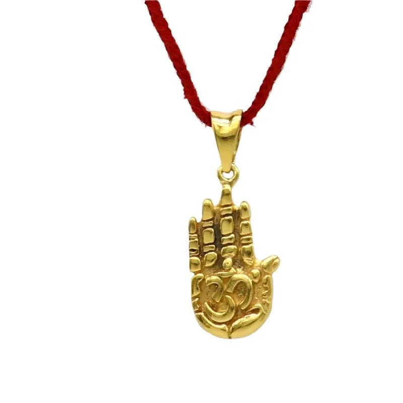 Luxury Jewelry Without The Luxury Price Tag 925 sterling silver handmade divine hand palm with 'AUM' excellent unique design gold polished pendant, blessing palm pendant nsp611 Luxury Jewelry Without The Luxury Price Tag 925 sterling silver handmade divine hand palm with 'AUM' excellent unique design gold polished pendant, blessing palm pendant nsp611