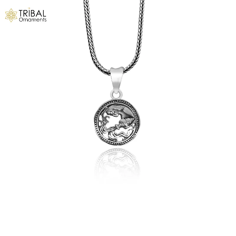 Must-Have Jewelry Pieces At Reduced Prices 925 sterling silver unique Design horoscope zodiac Aquarius sign/symbol pendant unique "Kumbh Rashi" symbol pendant ethnic jewelry nsp579 Must-Have Jewelry Pieces At Reduced Prices 925 sterling silver unique Design horoscope zodiac Aquarius sign/symbol pendant unique "Kumbh Rashi" symbol pendant ethnic jewelry nsp579