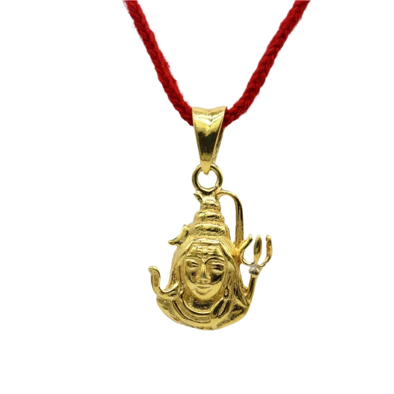Jewelry Clearance Event – Stock Up Before It's Over 925 sterling silver unique gold polished design idols Lord Shiva pendant, excellent style pendant with trident unisex divine jewelry nsp600 Jewelry Clearance Event – Stock Up Before It's Over 925 sterling silver unique gold polished design idols Lord Shiva pendant, excellent style pendant with trident unisex divine jewelry nsp600
