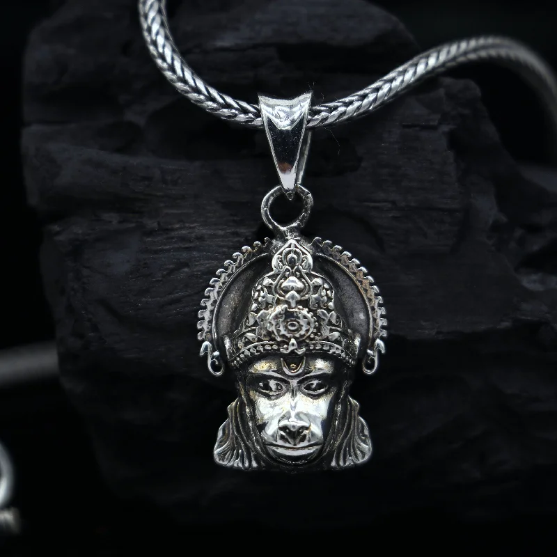 Buy More, Save More On Stunning Jewelry Pieces Divine 925 sterling silver trendy lord hanuman face pendant daily use pendant best delicate kavacham jewelry NSP678 Buy More, Save More On Stunning Jewelry Pieces Divine 925 sterling silver trendy lord hanuman face pendant daily use pendant best delicate kavacham jewelry NSP678