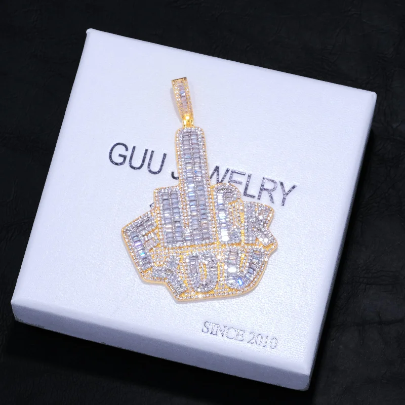Premium Jewelry, Premium Discounts – Act Fast Fxxk You Solid Icy Necklace