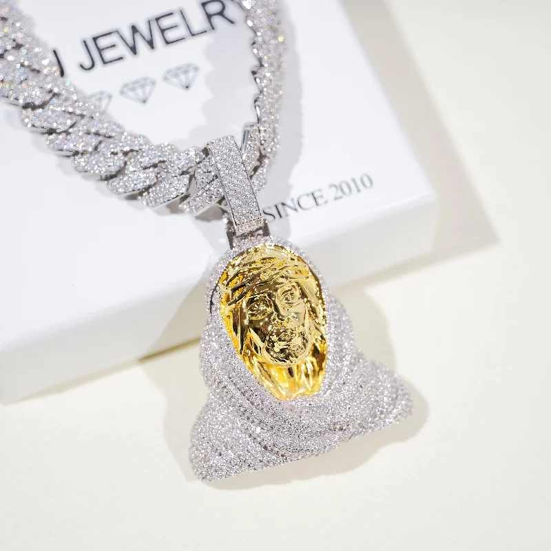 Exclusive Jewelry Markdowns – Limited-Time Offer GUU Premium Iced Jesus Pendant