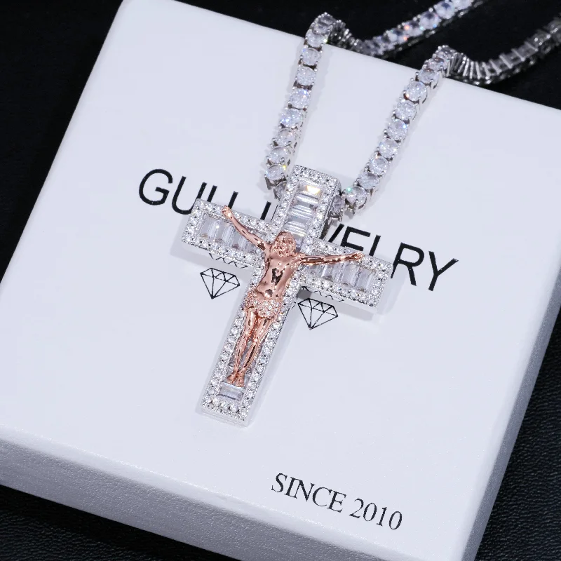 Get The Jewelry You Love At A Price You Love Jesus Crucifix Baguette Cross Necklace Get The Jewelry You Love At A Price You Love Jesus Crucifix Baguette Cross Necklace