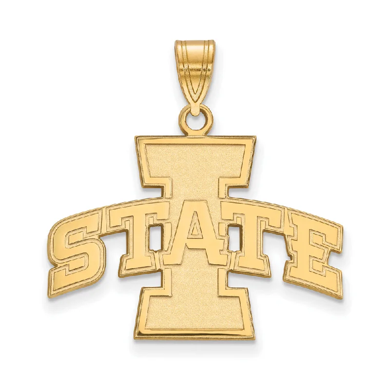 Handcrafted Jewelry Sale – Unique Designs At Low Prices 10k Yellow Gold Iowa State Large 'I STATE' Pendant Handcrafted Jewelry Sale – Unique Designs At Low Prices 10k Yellow Gold Iowa State Large 'I STATE' Pendant