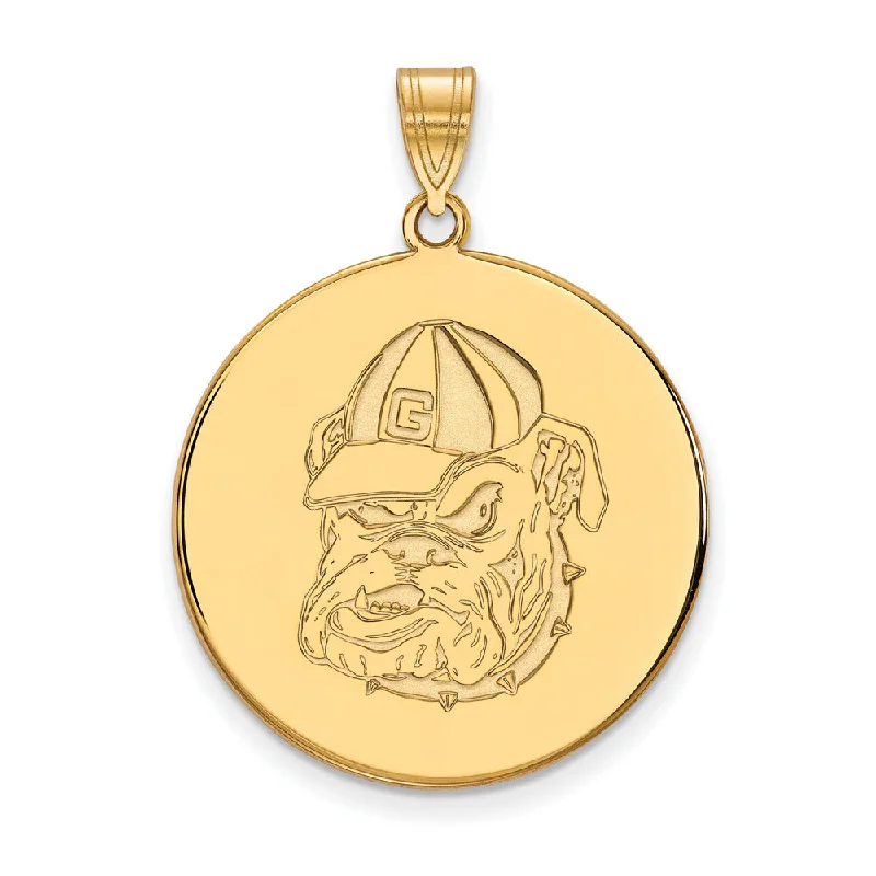 Buy More, Save More – Special Jewelry Discounts 10k Yellow Gold U. of Georgia XL Mascot Disc Pendant Buy More, Save More – Special Jewelry Discounts 10k Yellow Gold U. of Georgia XL Mascot Disc Pendant