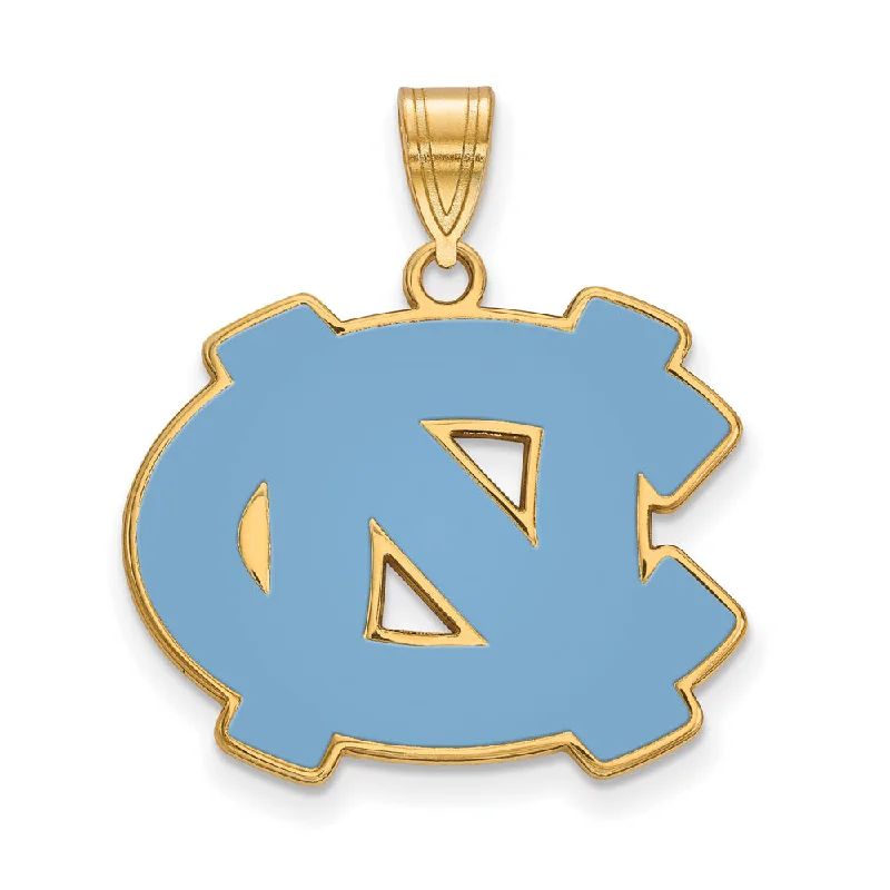 Your Perfect Accessory Now At The Best Price 14k Gold Plated Silver North Carolina Large Enamel Pendant Your Perfect Accessory Now At The Best Price 14k Gold Plated Silver North Carolina Large Enamel Pendant