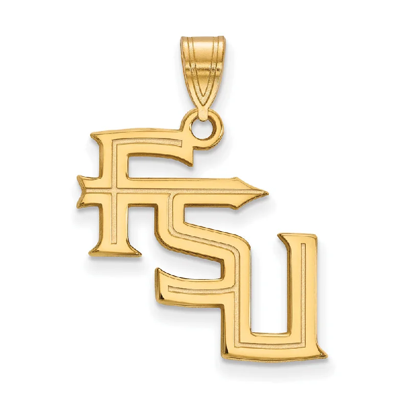 Stunning Statement Jewelry, Unbeatable Discounts 14k Yellow Gold Florida State Large 'FSU' Pendant Stunning Statement Jewelry, Unbeatable Discounts 14k Yellow Gold Florida State Large 'FSU' Pendant