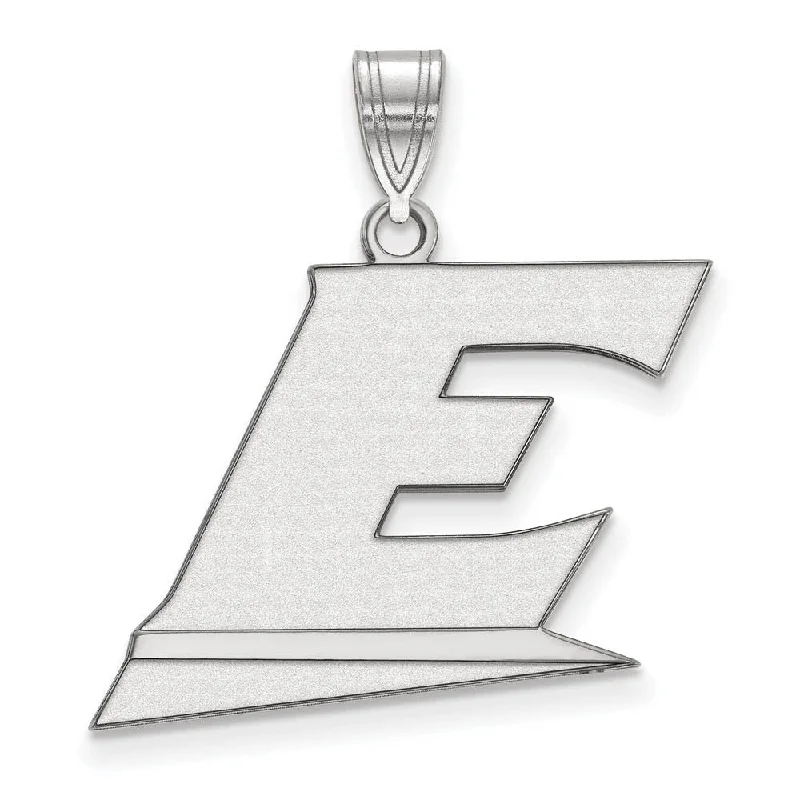 Timeless Elegance, Temporary Discounts – Act Fast Sterling Silver Eastern Kentucky U Large Pendant