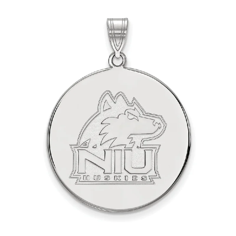 Special Deals On Handcrafted And Designer Jewelry Sterling Silver Northern Illinois U. XL Logo Disc Pendant Special Deals On Handcrafted And Designer Jewelry Sterling Silver Northern Illinois U. XL Logo Disc Pendant