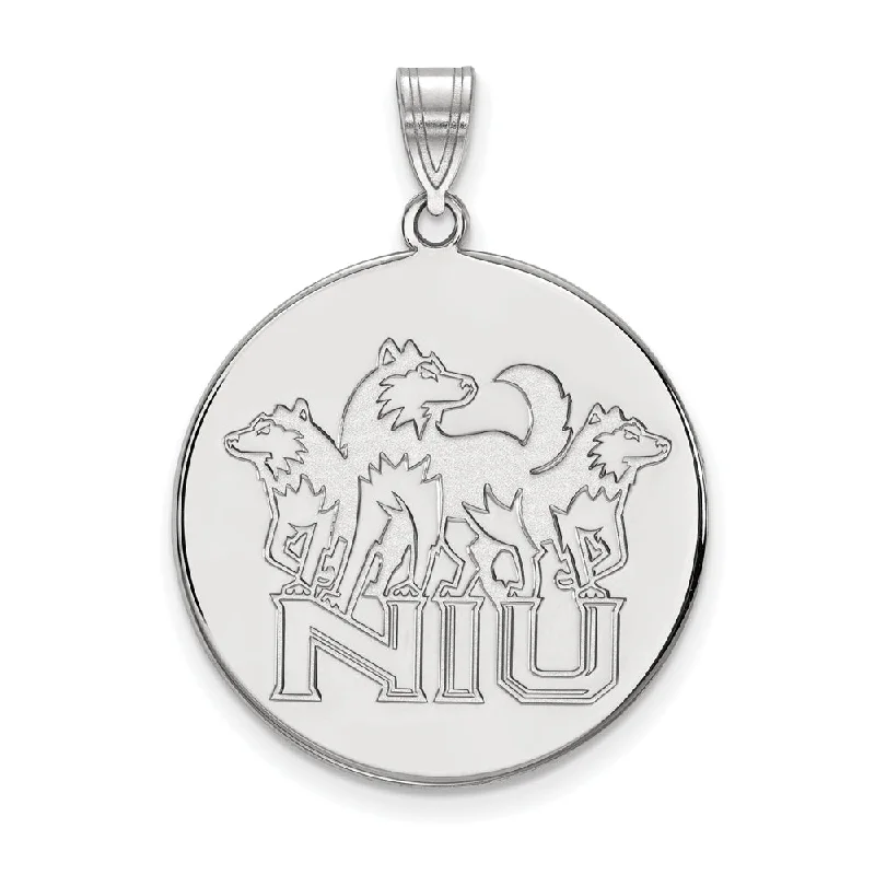 Limited-Stock Jewelry Clearance – Grab Your Favorites Now Sterling Silver Northern Illinois U. XL Disc Pendant Limited-Stock Jewelry Clearance – Grab Your Favorites Now Sterling Silver Northern Illinois U. XL Disc Pendant
