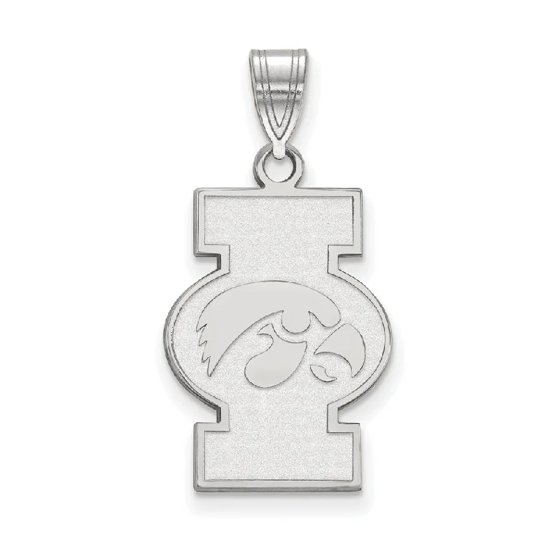 Exclusive Gemstone Jewelry At Special Prices Sterling Silver U. of Iowa Large Logo Pendant Exclusive Gemstone Jewelry At Special Prices Sterling Silver U. of Iowa Large Logo Pendant