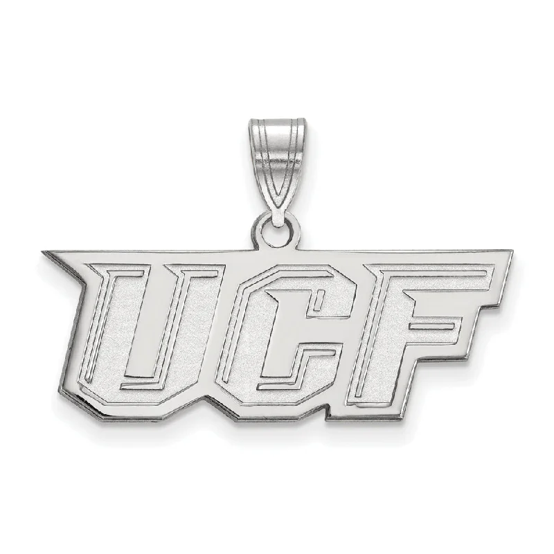 Everyday Jewelry Essentials Now On Sale Sterling Silver Central Florida Large Block 'UCF' Pendant Everyday Jewelry Essentials Now On Sale Sterling Silver Central Florida Large Block 'UCF' Pendant