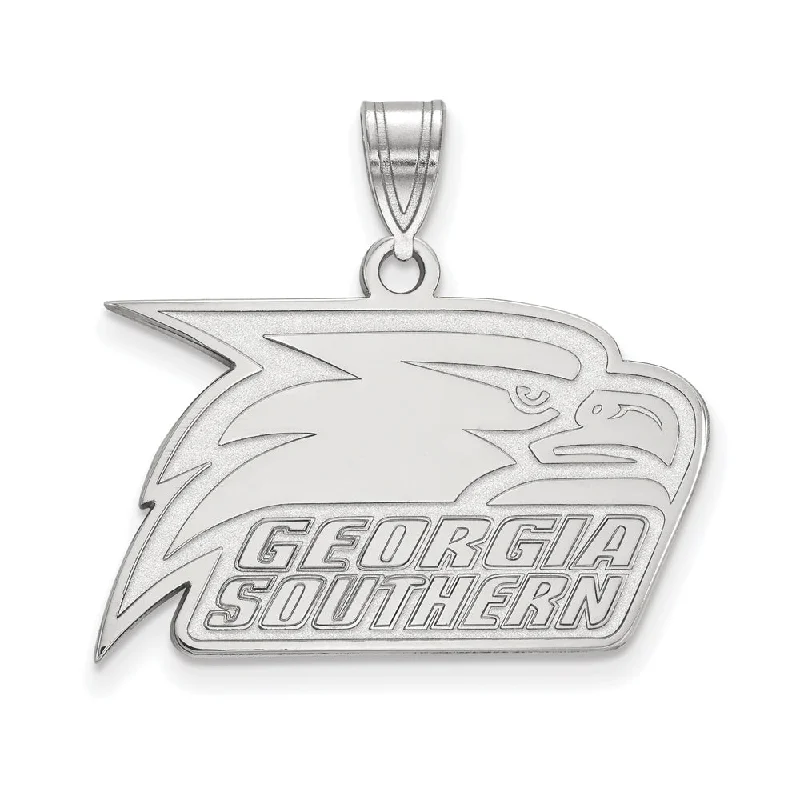 Get Ready To Sparkle – Special Jewelry Discounts Sterling Silver Georgia Southern U Medium Pendant Get Ready To Sparkle – Special Jewelry Discounts Sterling Silver Georgia Southern U Medium Pendant