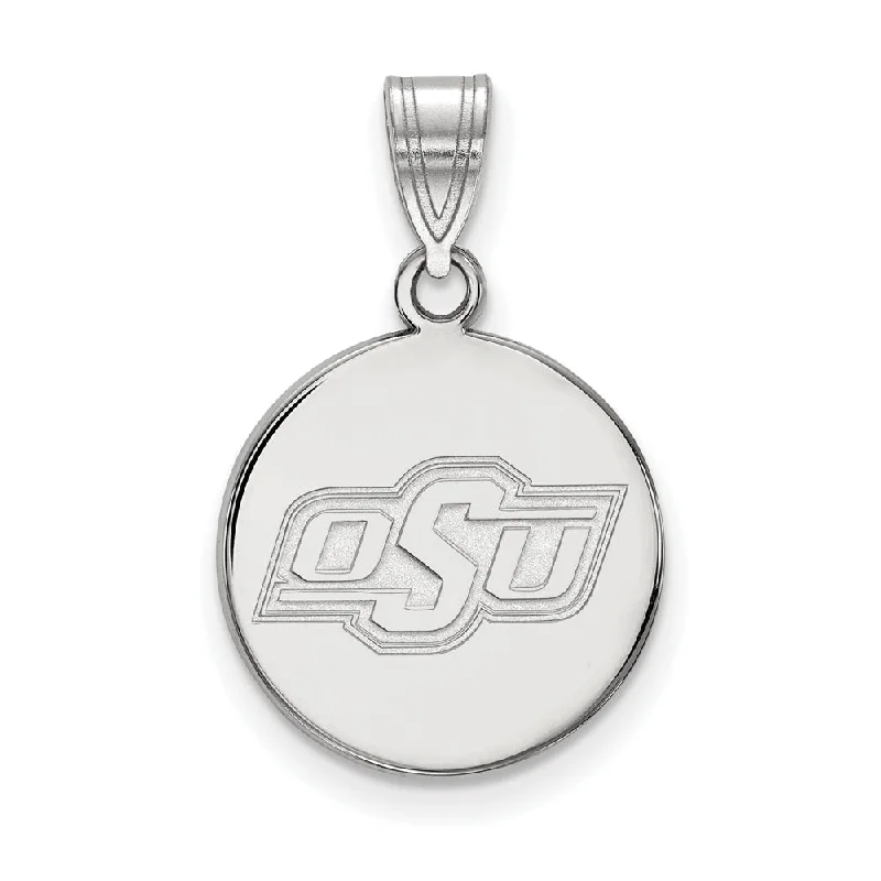 Personalized Jewelry Sale – Unique Pieces At Great Prices Sterling Silver Oklahoma State Medium Disc Pendant Personalized Jewelry Sale – Unique Pieces At Great Prices Sterling Silver Oklahoma State Medium Disc Pendant