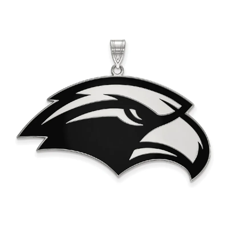 Grab Your Favorite Jewelry At The Lowest Prices Sterling Silver Southern Miss XL Enamel Pendant