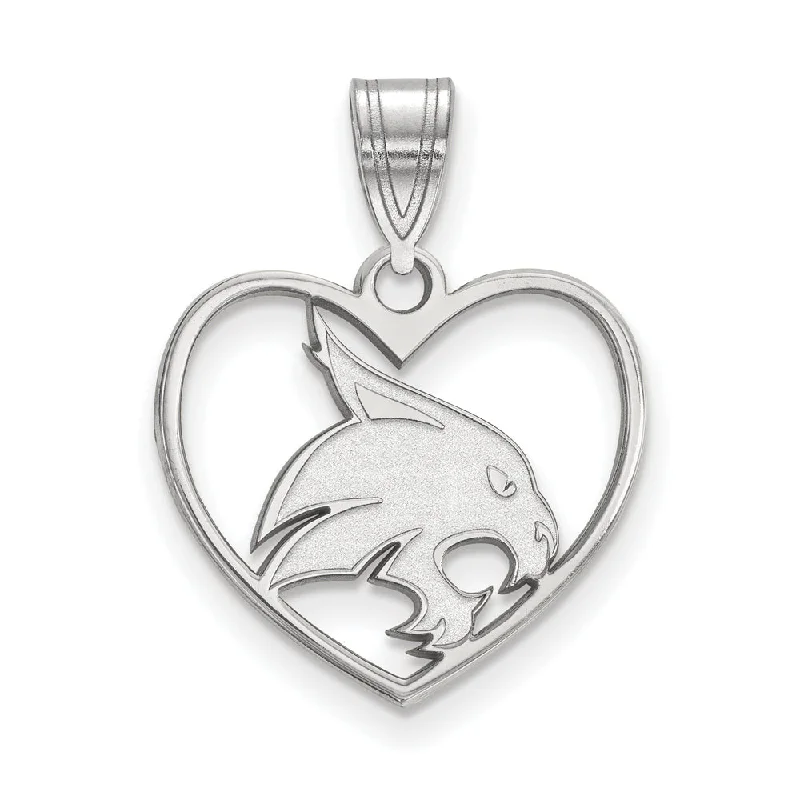 Exclusive Jewelry Offers – Sparkle For Less Sterling Silver Texas State Heart Pendant Exclusive Jewelry Offers – Sparkle For Less Sterling Silver Texas State Heart Pendant