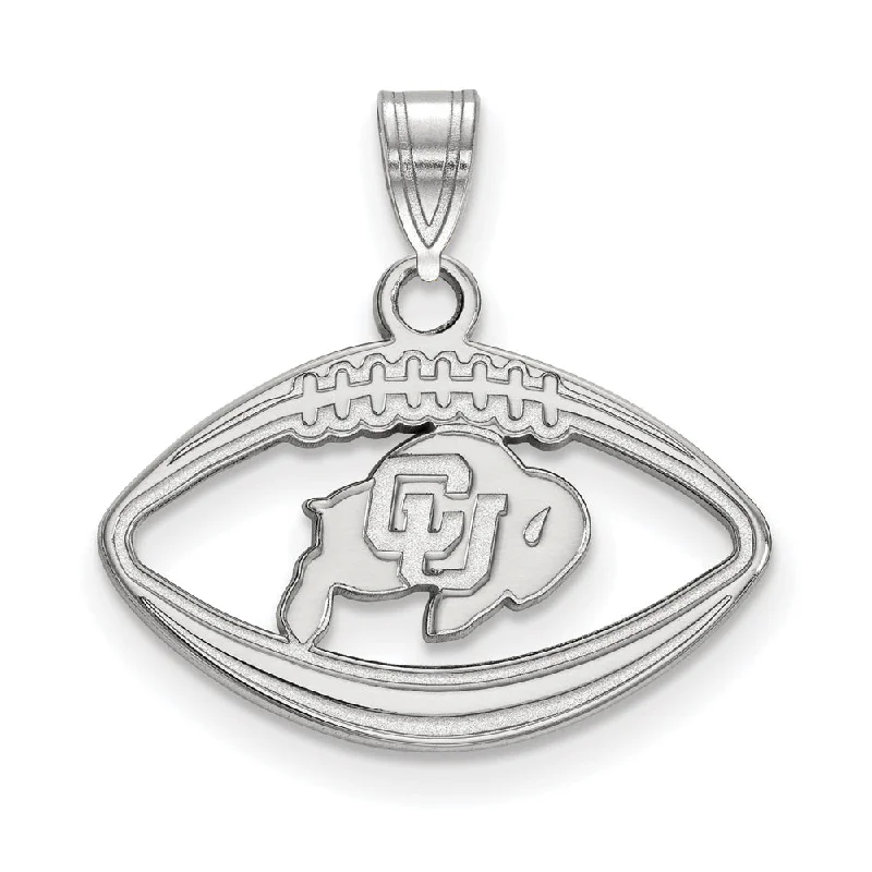 Don't Miss These Dazzling Jewelry Discounts Sterling Silver U. of Colorado Football Pendant Don't Miss These Dazzling Jewelry Discounts Sterling Silver U. of Colorado Football Pendant