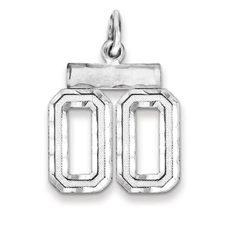 Timeless Elegance, Temporary Discounts – Act Fast Sterling Silver, Varsity Collection, Small D/C Pendant, Number 00 Timeless Elegance, Temporary Discounts – Act Fast Sterling Silver, Varsity Collection, Small D/C Pendant, Number 00