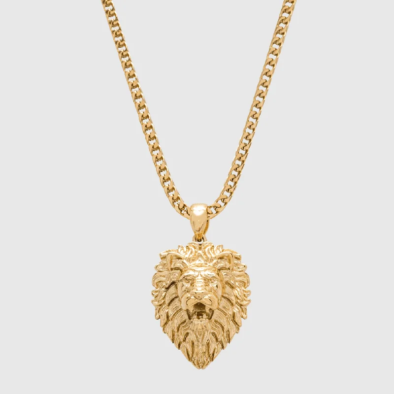 Seasonal Jewelry Sale – Upgrade Your Style Today Lion Necklace - Gold