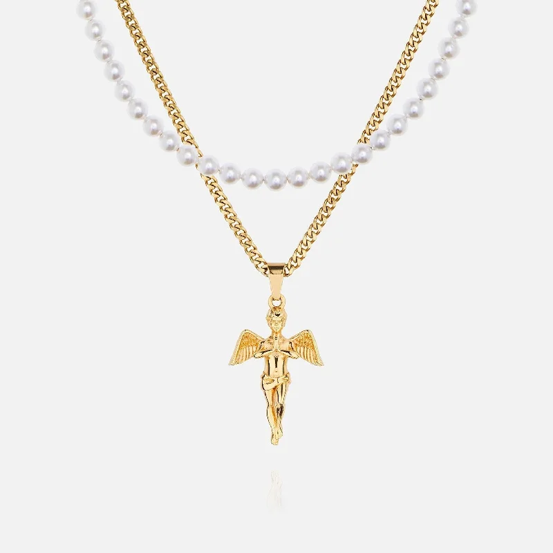 Pearl Angel Set - Gold