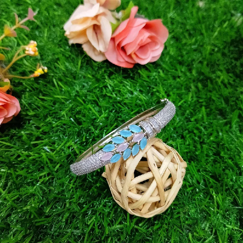 Best Jewelry Deals – Premium Quality At Exclusive Discounts Sunflower Fashion Jewellery Rose Gold Plated AD Stone Openable Kada